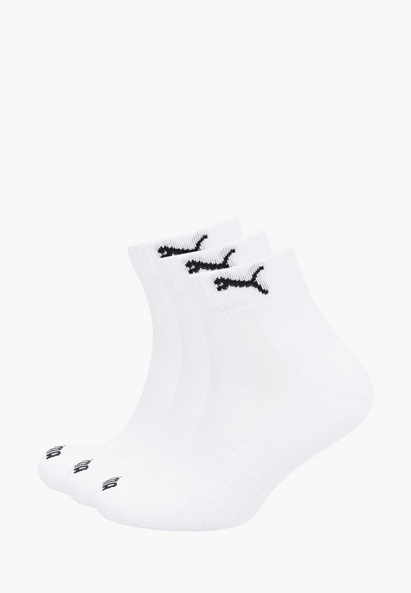 

Носки 3 пары PUMA, Белый, PUMA CUSHIONED QUARTER 3P UNISEX
