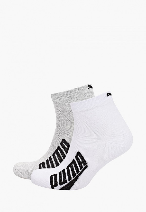 

Носки 2 пары PUMA, Разноцветный, PUMA UNISEX BWT LIFESTYLE QUARTER 2P