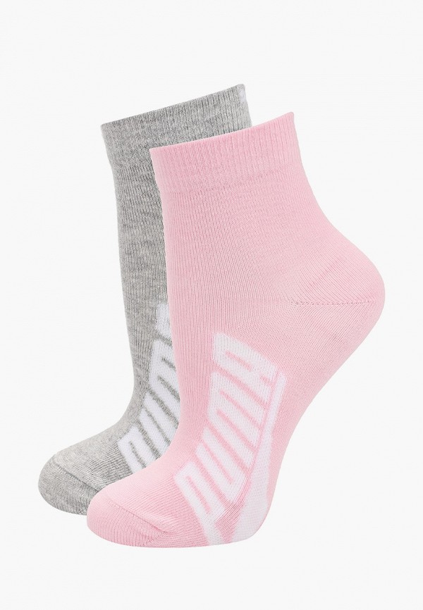 

Носки 2 пары PUMA, Разноцветный, PUMA UNISEX BWT LIFESTYLE QUARTER 2P
