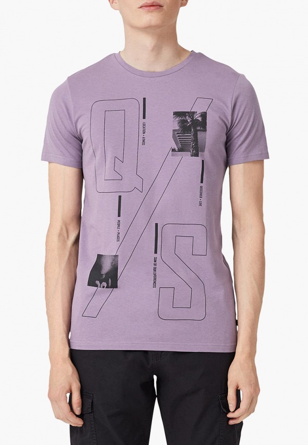 

Футболка Q/S designed by, Фиолетовый, Q/S designed by QS006EMFSSF6