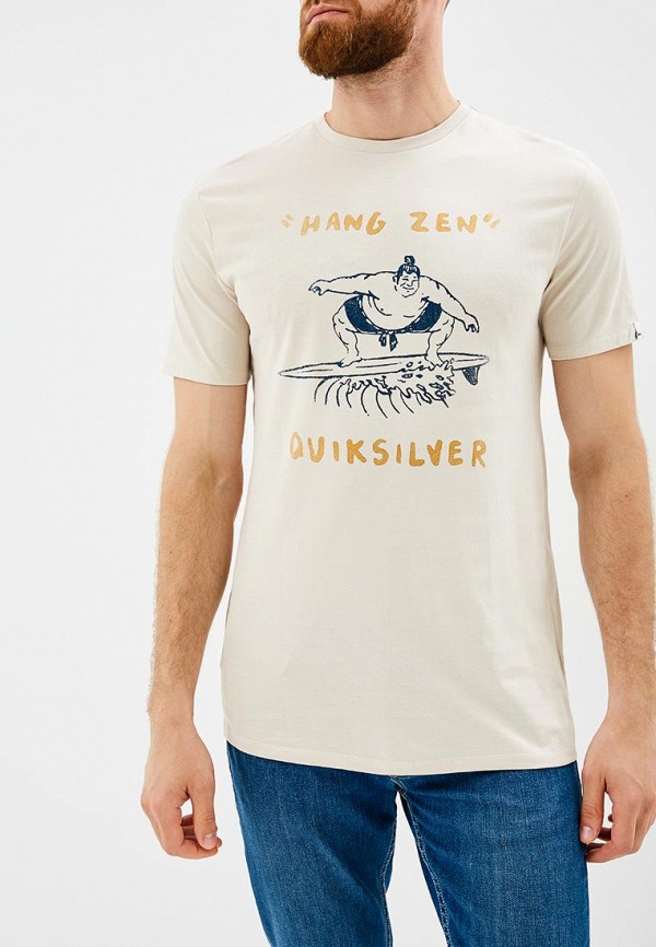

Футболка Quiksilver, Бежевый