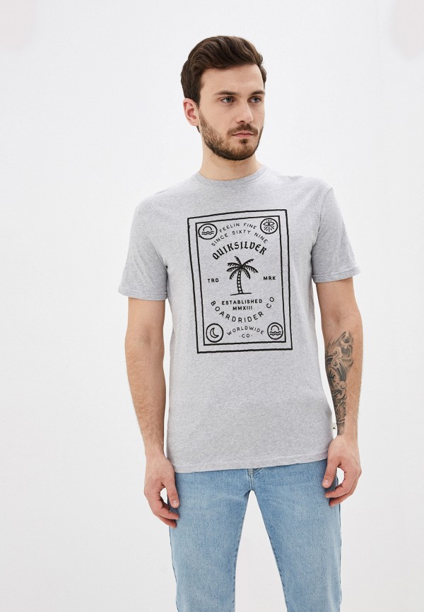 

Футболка Quiksilver, Серый, Quiksilver QU192EMIJHJ3
