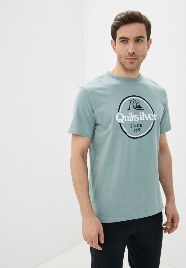 

Футболка Quiksilver, Бирюзовый, Quiksilver QU192EMIJHQ1