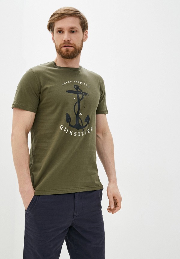 

Футболка Quiksilver, Хаки, Quiksilver QU192EMJGGO9