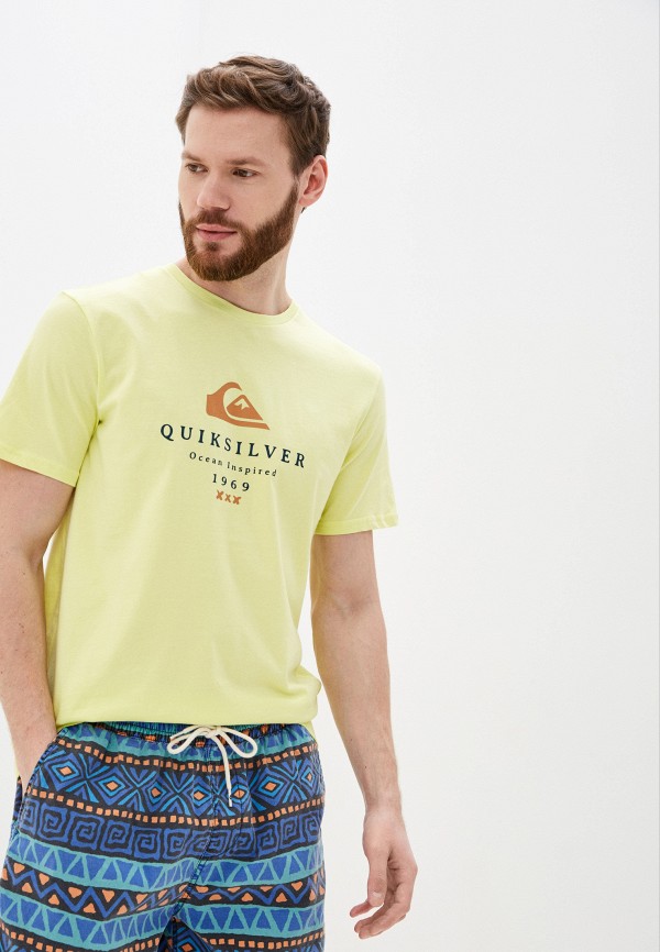 

Футболка Quiksilver, Желтый, Quiksilver QU192EMJKMN2