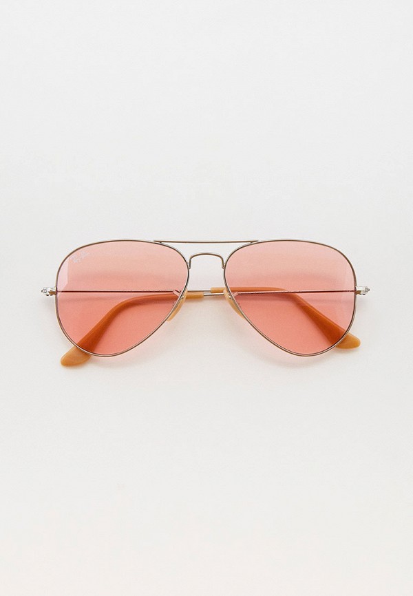 

Очки солнцезащитные Ray-Ban®, Серебряный, AVIATOR LARGE METAL RB3025 9065V7