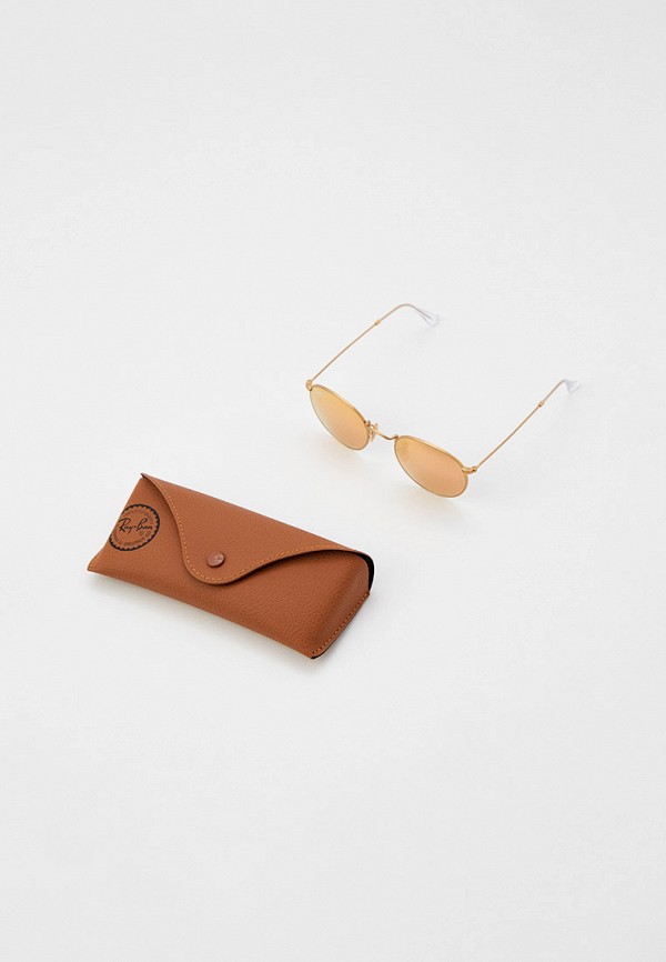 Очки солнцезащитные Ray-Ban® золотой, размер 50, фото 4