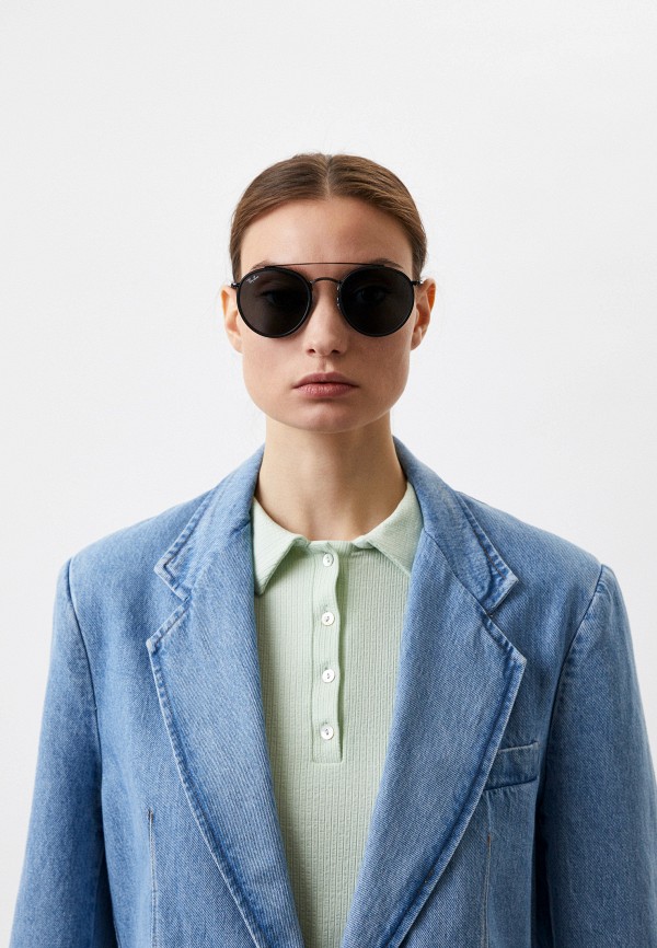 Очки солнцезащитные Ray-Ban® черный, размер 51, фото 7