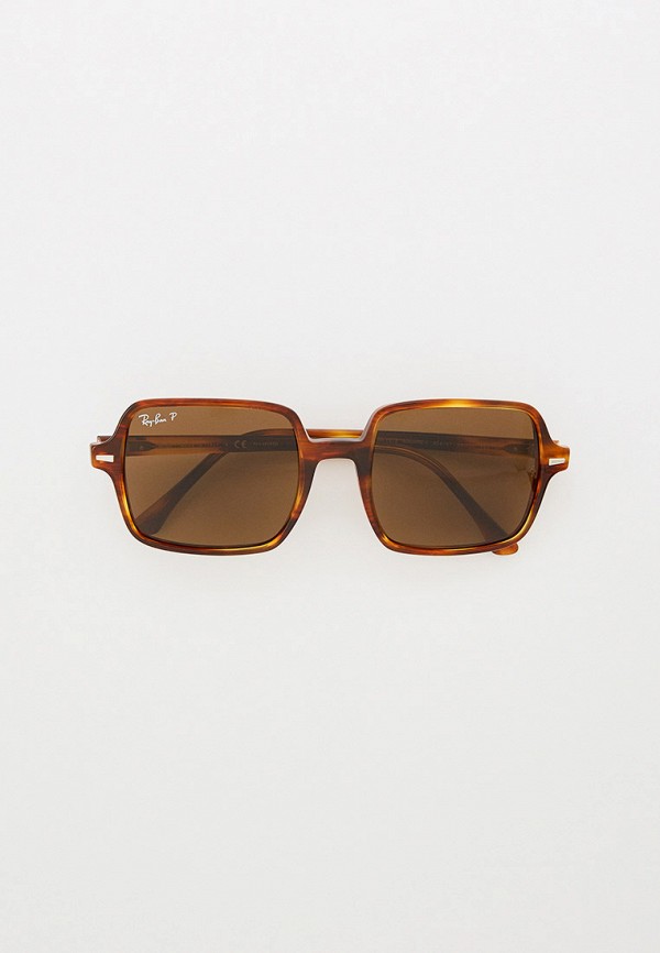 

Очки солнцезащитные Ray-Ban®, Коричневый, SQUARE II RB1973 954/57