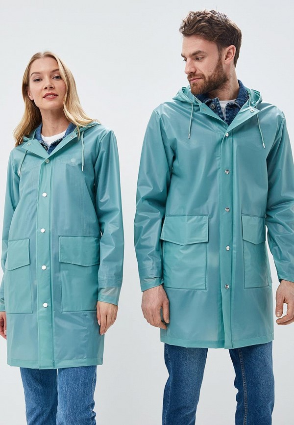 

Плащ Rains, Бирюзовый
