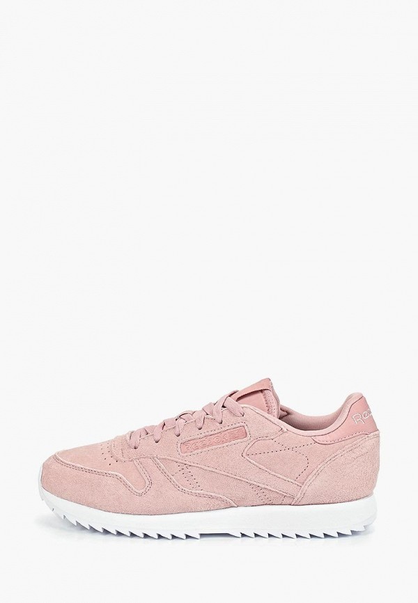 

Кроссовки Reebok Classic, Розовый, CL LTHR RIPPLE