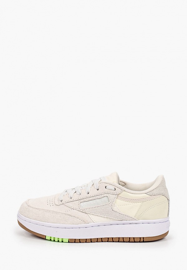 

Кроссовки Reebok Classic, Бежевый, CLUB C DOUBLE