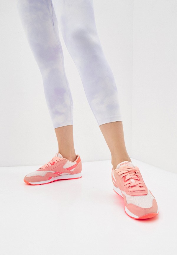 

Кроссовки Reebok Classic, Коралловый, CL NYLON