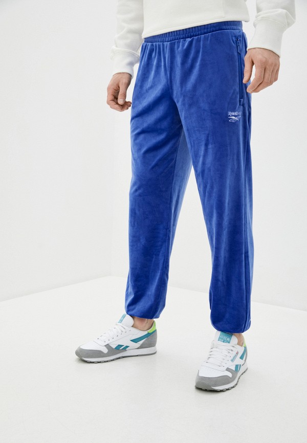 

Брюки спортивные Reebok Classic, Синий, CL V VELOUR PANT