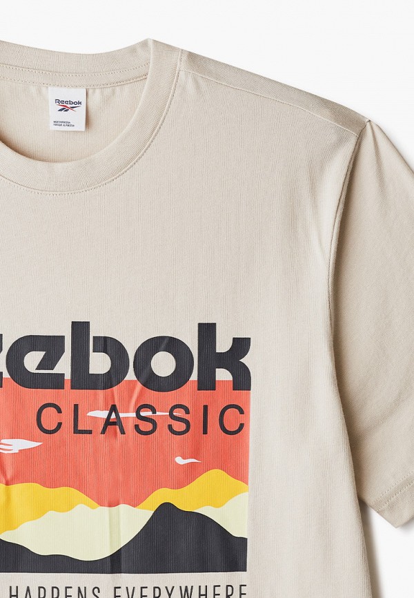 

Футболка Reebok Classic, Бежевый, Reebok Classic RE005EUHWEJ3