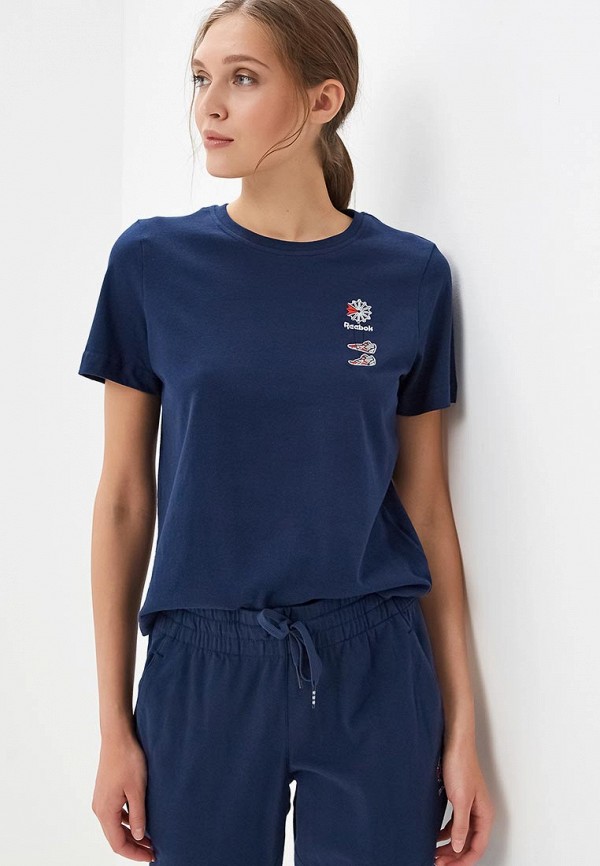 

Футболка Reebok Classic, Синий, CL GR TEE SHOE