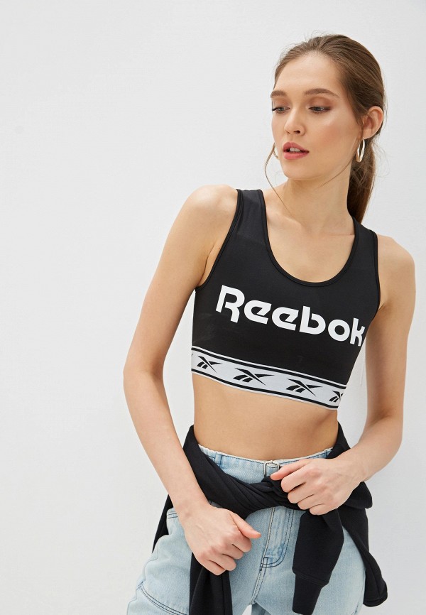 

Топ спортивный Reebok Classic, Черный, CL V BRA