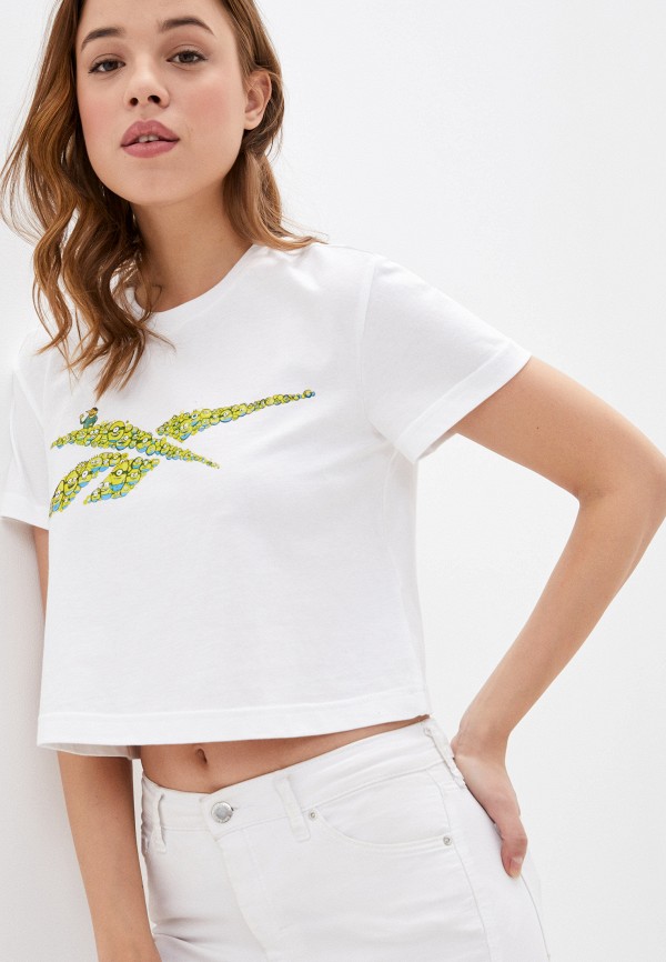 

Футболка Reebok Classic, Белый, CROPPED MINION TEE