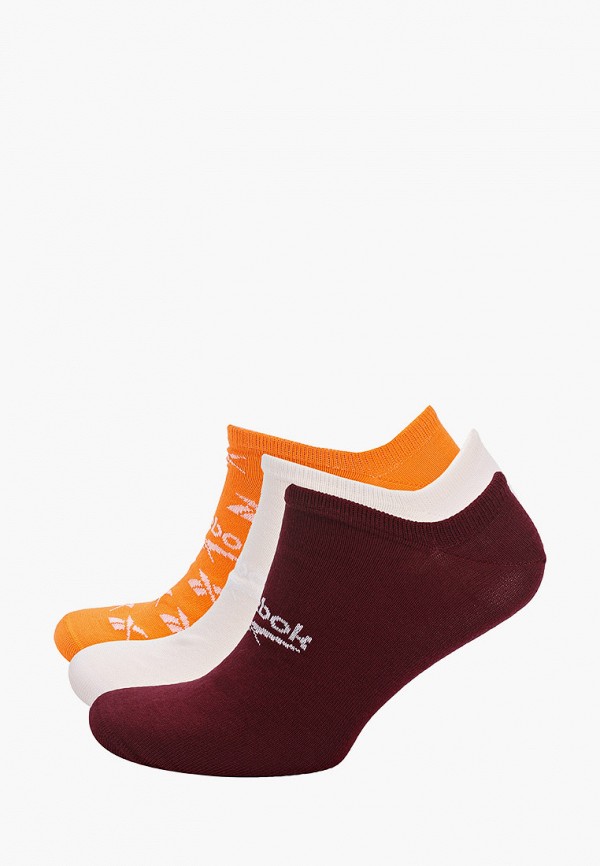 

Носки 3 пары Reebok Classic, Разноцветный, CL FO Invisible Sock 3P