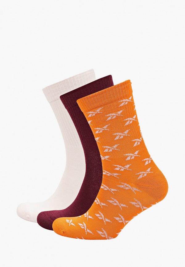 

Носки 3 пары Reebok Classic, Разноцветный, CL FO Crew Sock 3P