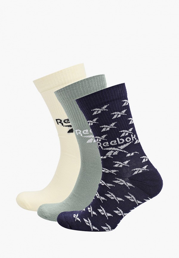 

Носки 3 пары Reebok Classic, Разноцветный, CL FO CREW SOCK 3P