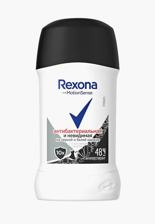 

Дезодорант Rexona, Прозрачный, антиперспирант карандаш, "Антибактериальная и Невидимая на черной и белой одежде", 40 мл