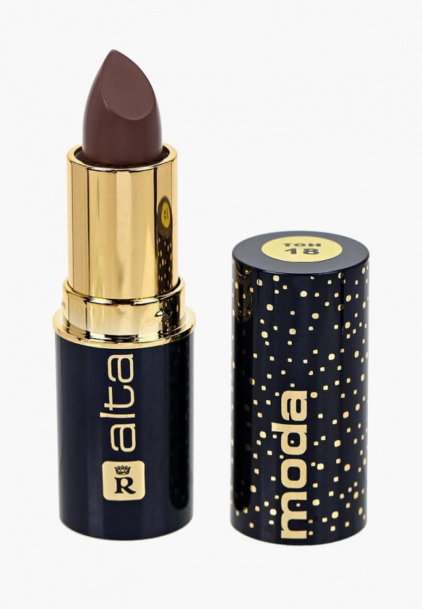 

Помада Relouis, Фиолетовый, матовая "Alta Moda" тон 18, Smoky Velvet