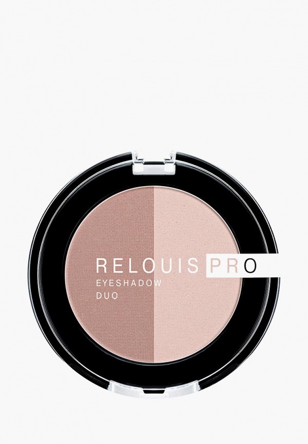 

Тени для век Relouis, Бежевый, "RELOUIS PRO EYESHADOW DUO" ,тон:102