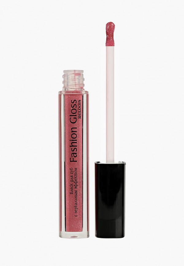 

Блеск для губ Relouis, Розовый, с зеркальным эффектом "Fashion Gloss" тон 15, с глиттером