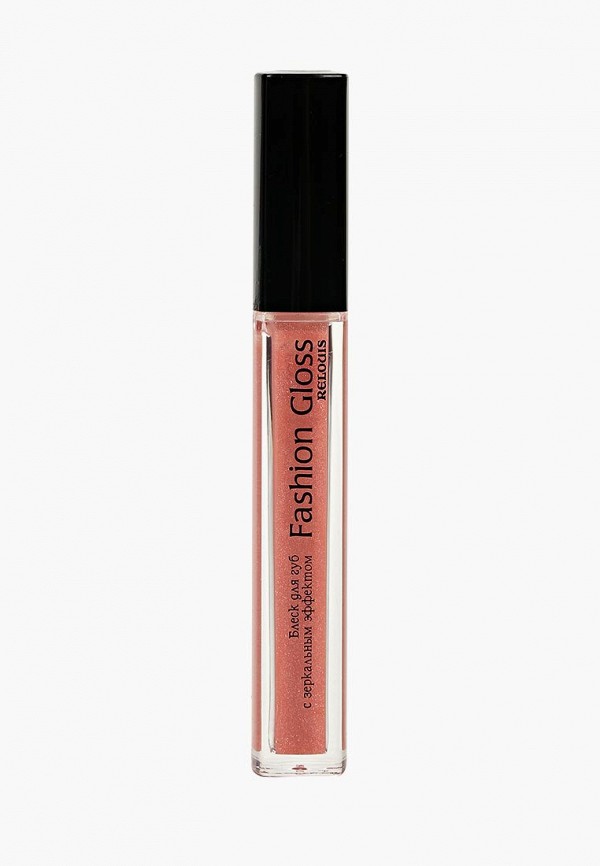 

Блеск для губ Relouis, Розовый, с зеркальным эффектом "Fashion Gloss" тон 18, с серебряным глиттером