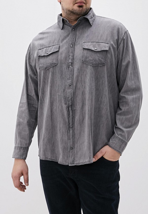 

Рубашка джинсовая Replika Jeans, Серый
