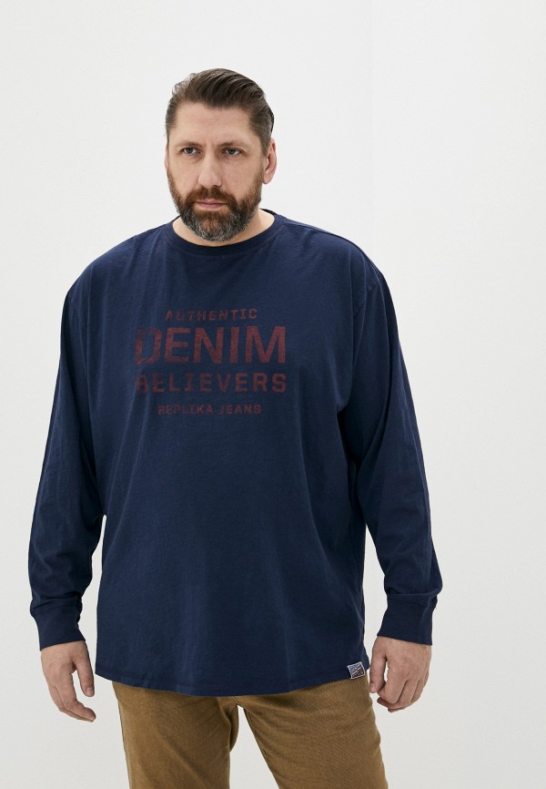 

Лонгслив Replika Jeans, Синий