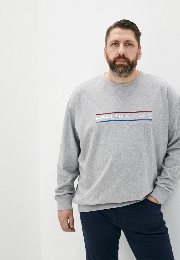 

Свитшот Replika Jeans, Серый