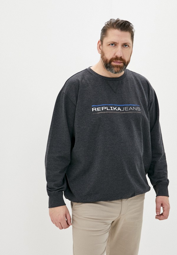 

Свитшот Replika Jeans, Серый, Replika Jeans RE049EMGQPG3