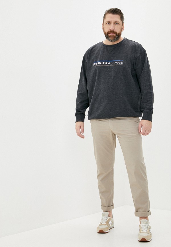

Свитшот Replika Jeans, Серый, Replika Jeans RE049EMGQPG3