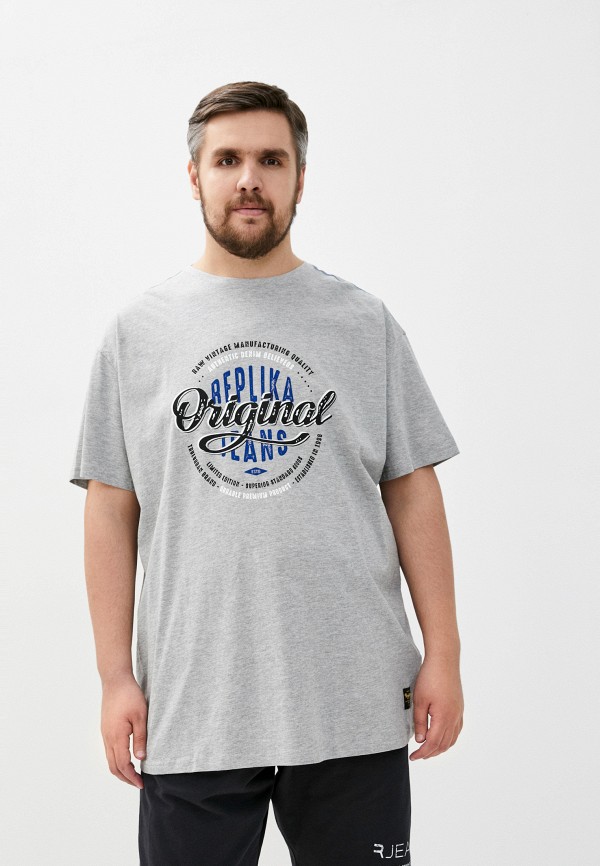 

Футболка Replika Jeans, Серый