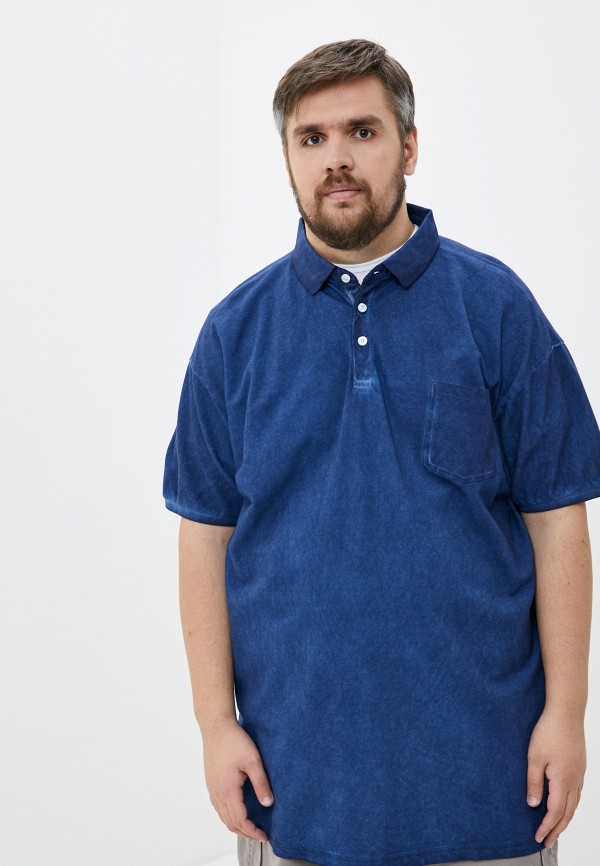 

Поло Replika Jeans, Синий