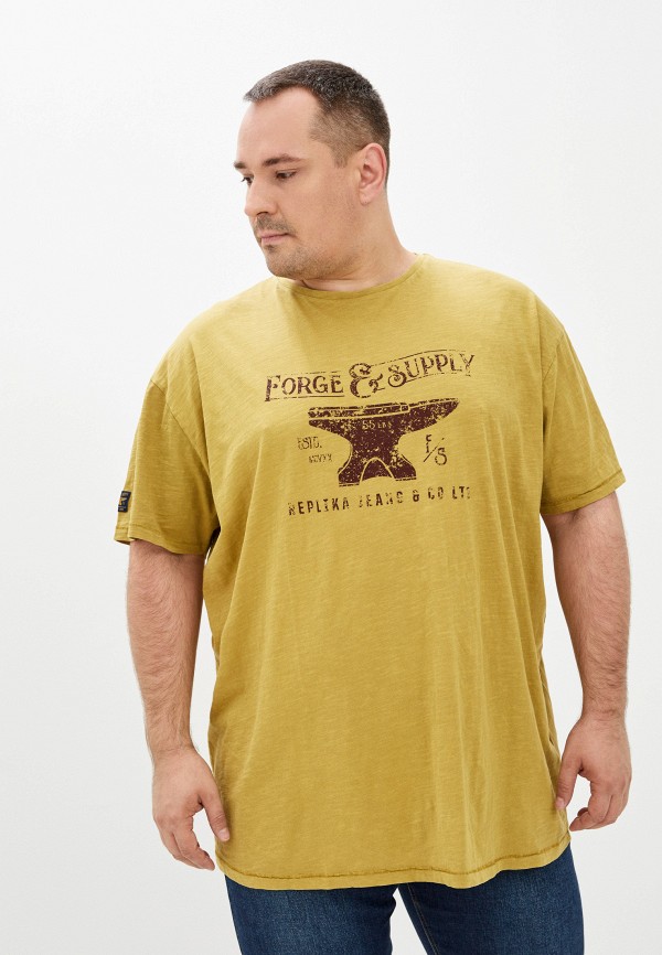 

Футболка Replika Jeans, Хаки