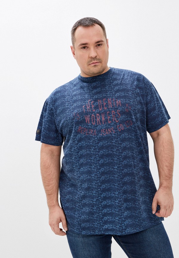 

Футболка Replika Jeans, Синий