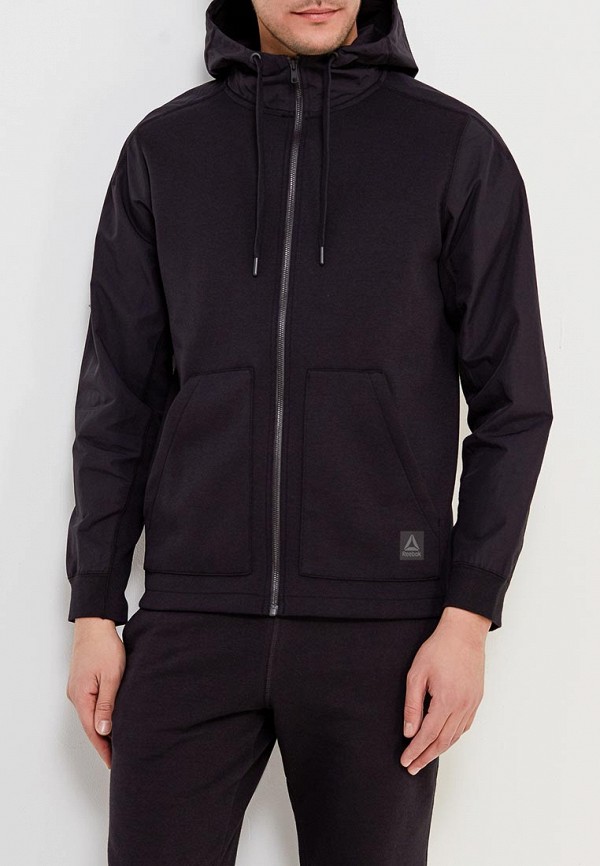 

Толстовка Reebok, Черный, TS Full-Zip Hoodie
