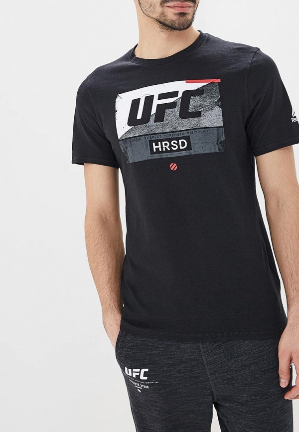 

Футболка спортивная Reebok, UFC FG FIGHT WEEK TEE, Черный
