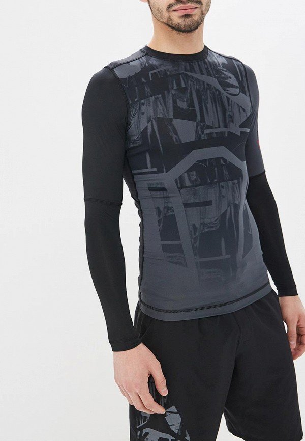 

Лонгслив спортивный Reebok, Reebok RE160EMEEAP5, Серый