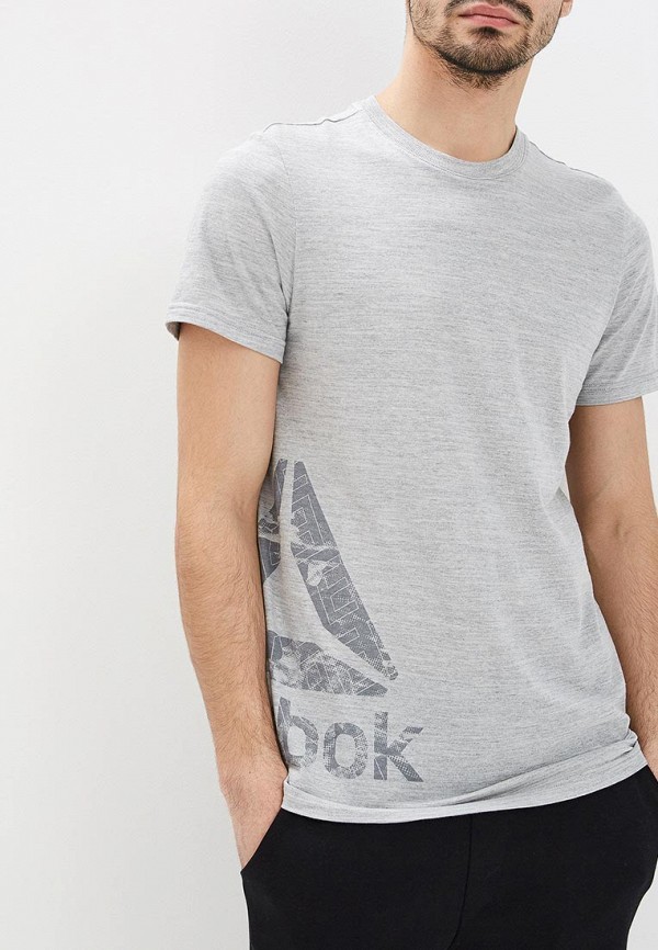 

Футболка спортивная Reebok, Серый, TE MARBLE GROUP TEE