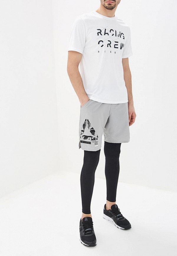 

Шорты спортивные Reebok, Серый, Reebok RE160EMEEAT7