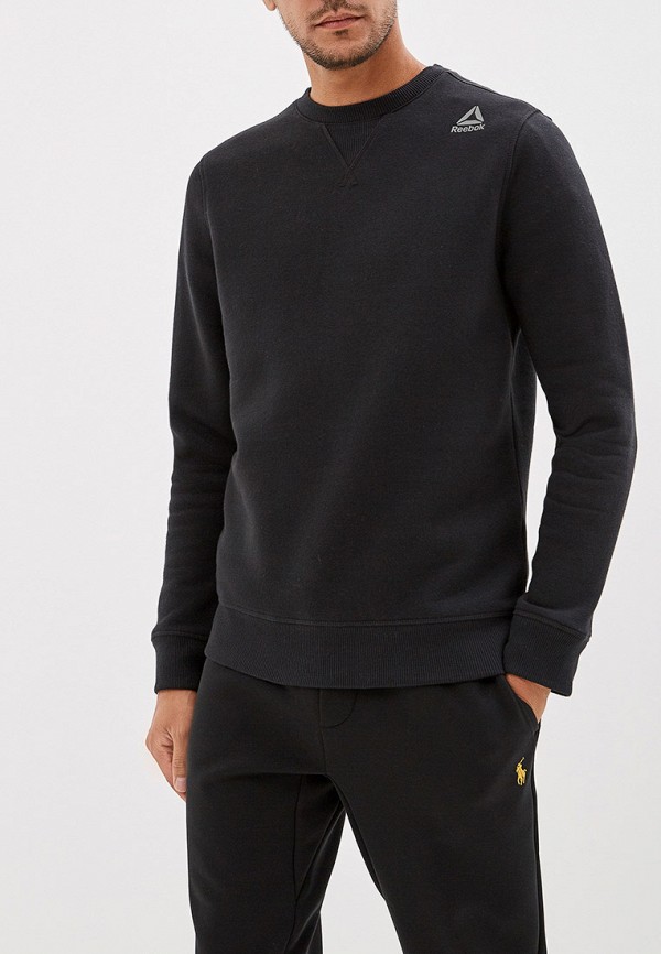

Свитшот Reebok, Черный, TE FLEECE CREW