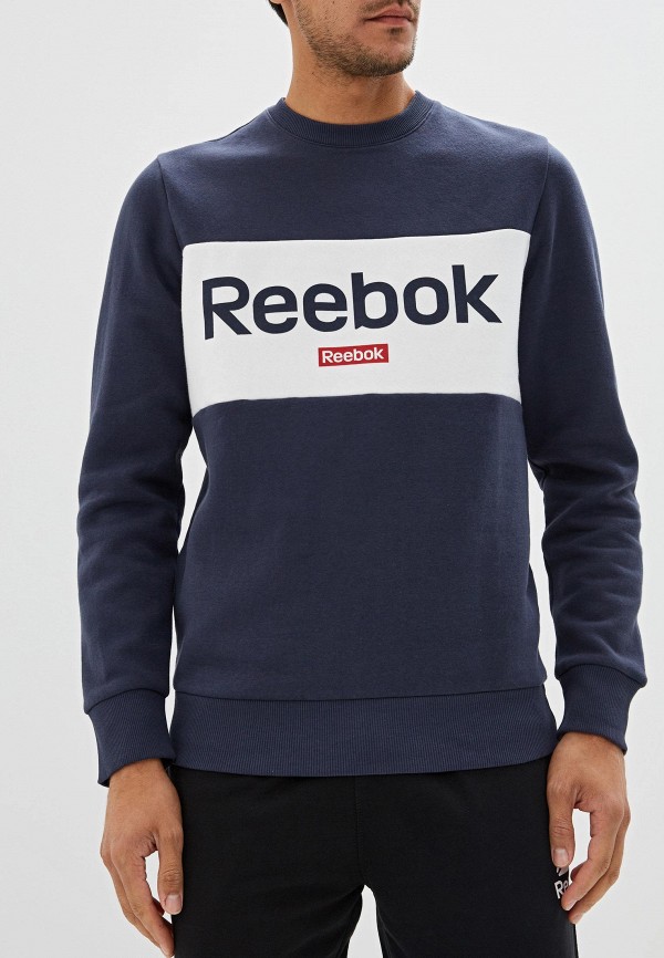 

Свитшот Reebok, TE Big Logo Crew, Синий