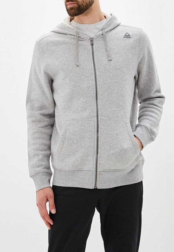 

Толстовка Reebok, Серый, TE FLEECE FZ