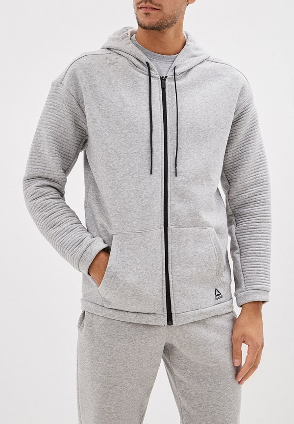 

Толстовка Reebok, Серый, WOR FLEECE FZ HOOD