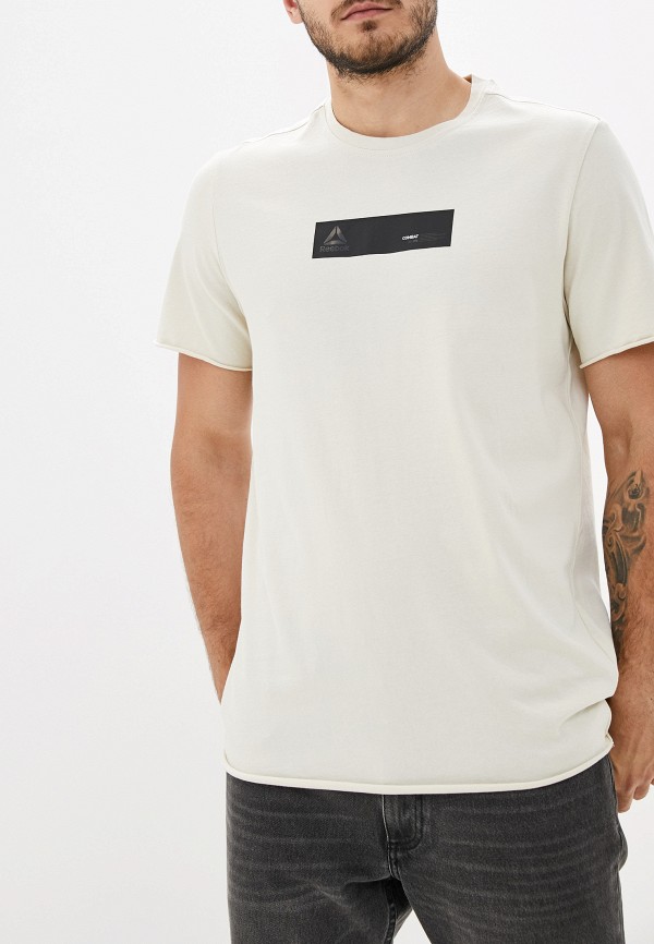 

Футболка Reebok, Бежевый, CBT WASHED RIB TEE