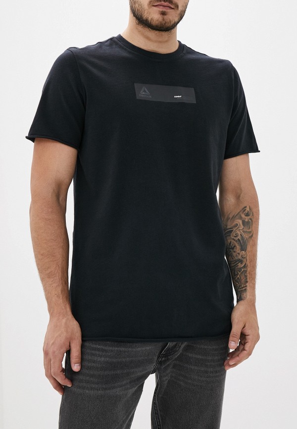 

Футболка Reebok, Черный, CBT WASHED RIB TEE